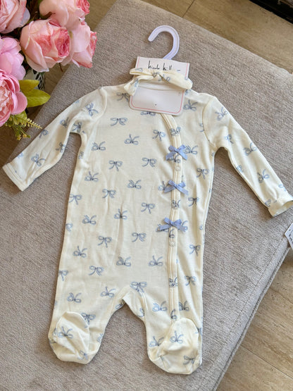 Nicole Miller Frogsuit with Headband “Blue Ribbon”