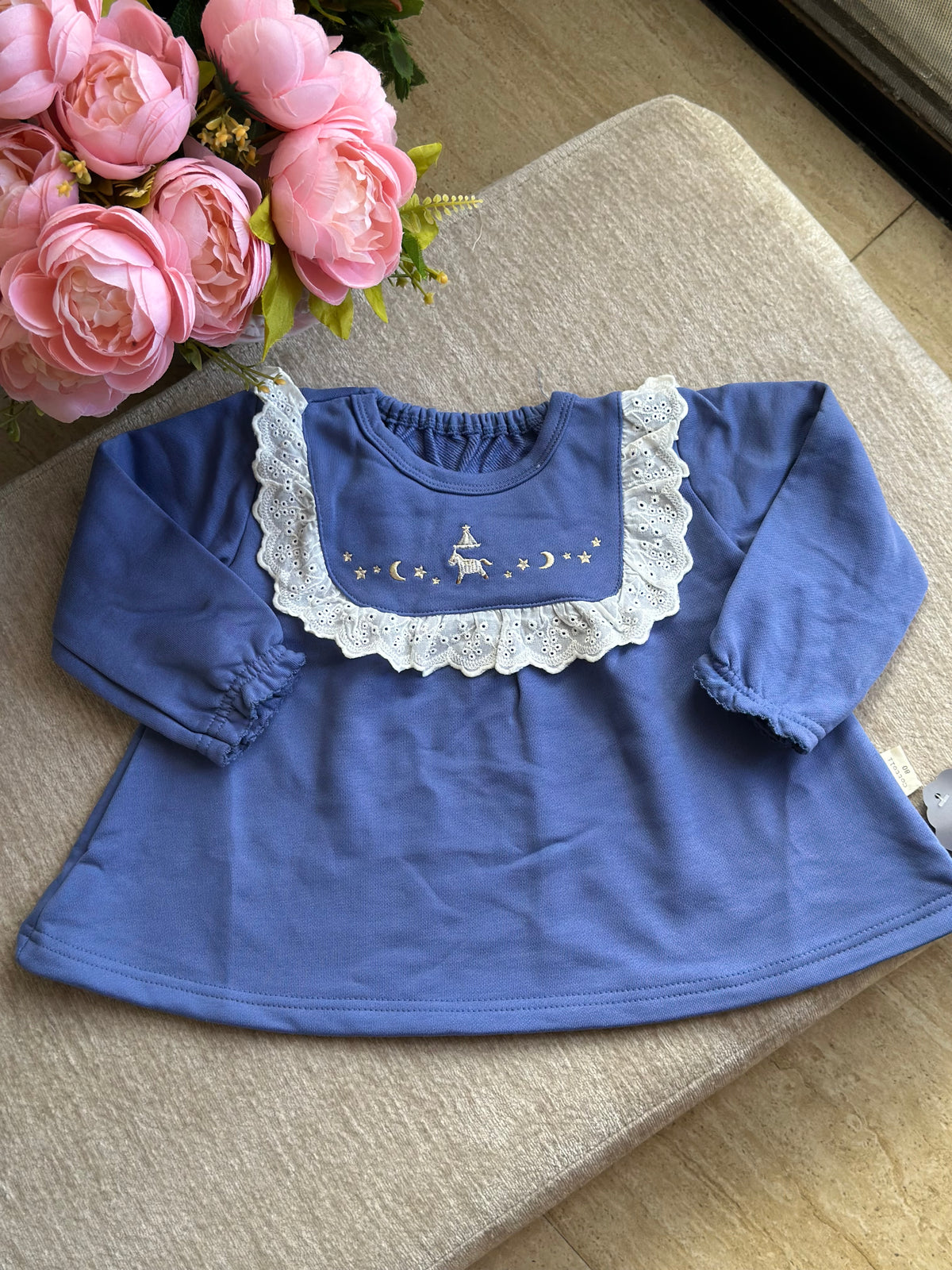 Cottoli Blouse -Dark Blue