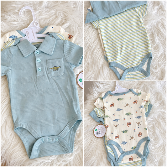 3pcs Onesie Set for Baby Boys