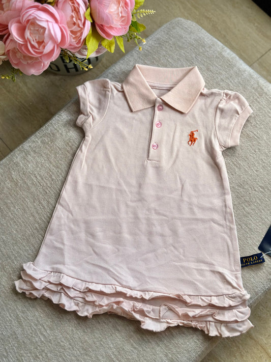 B3 RL Ruffles Dress - Flesh Pink