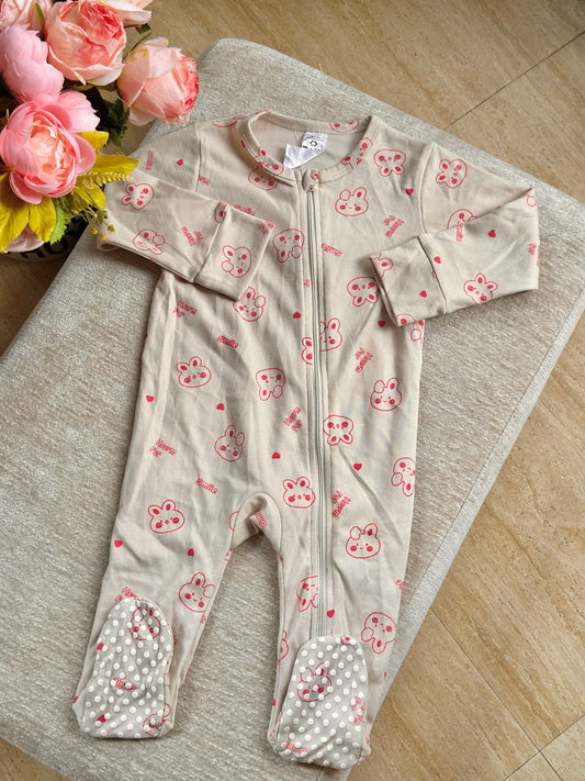 C0tton 0n Frogsuits - Pink Bunny