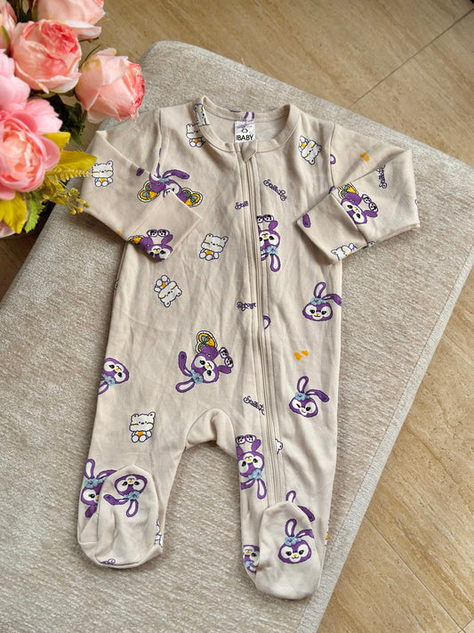C0tton 0n Frogsuits - Purple Bunny