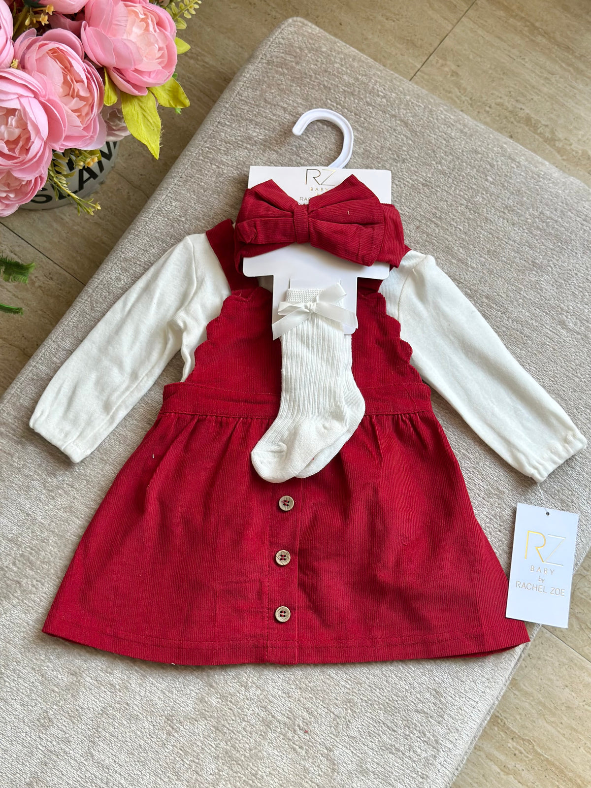 Red Dress Set