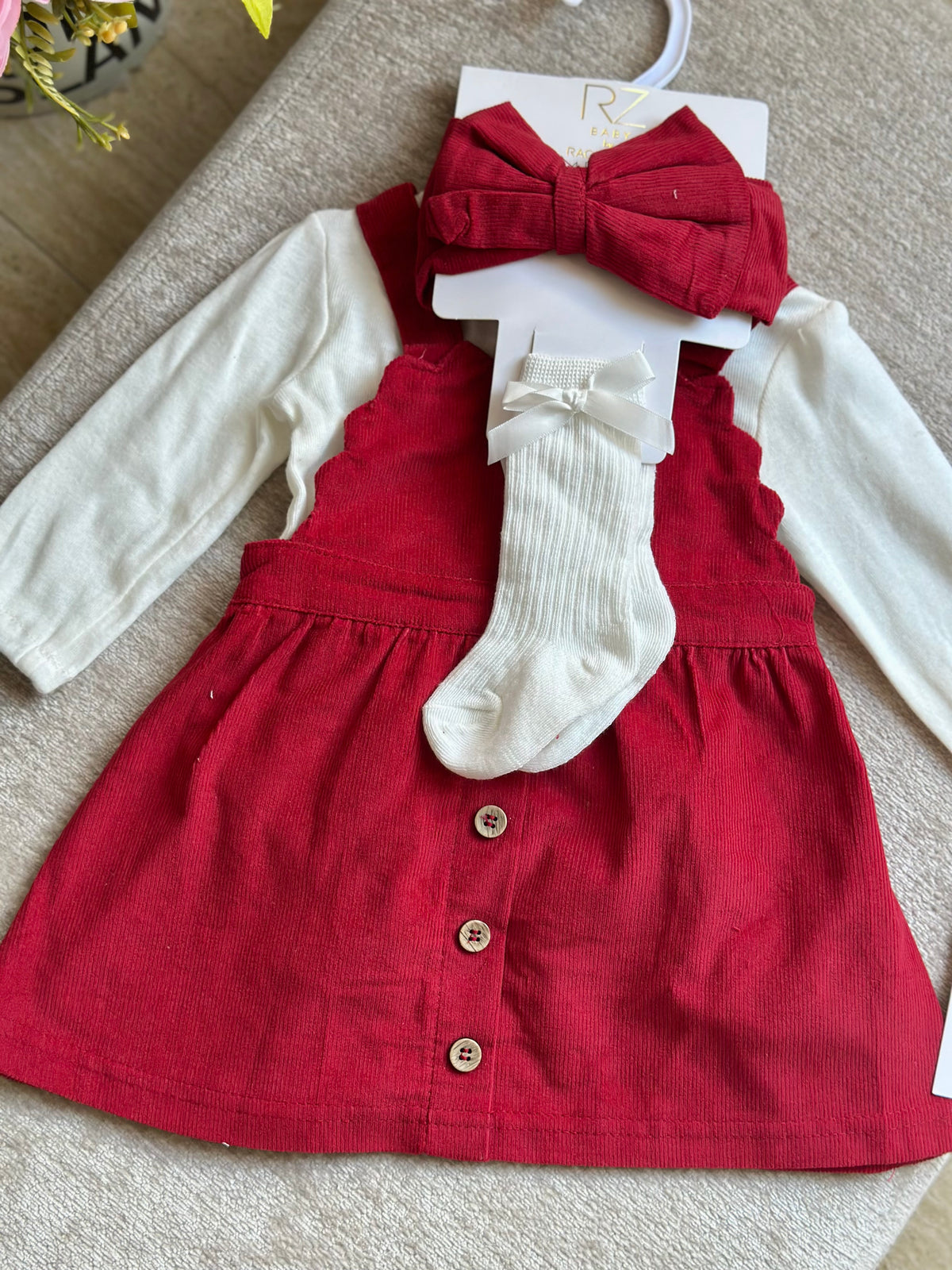 Red Dress Set