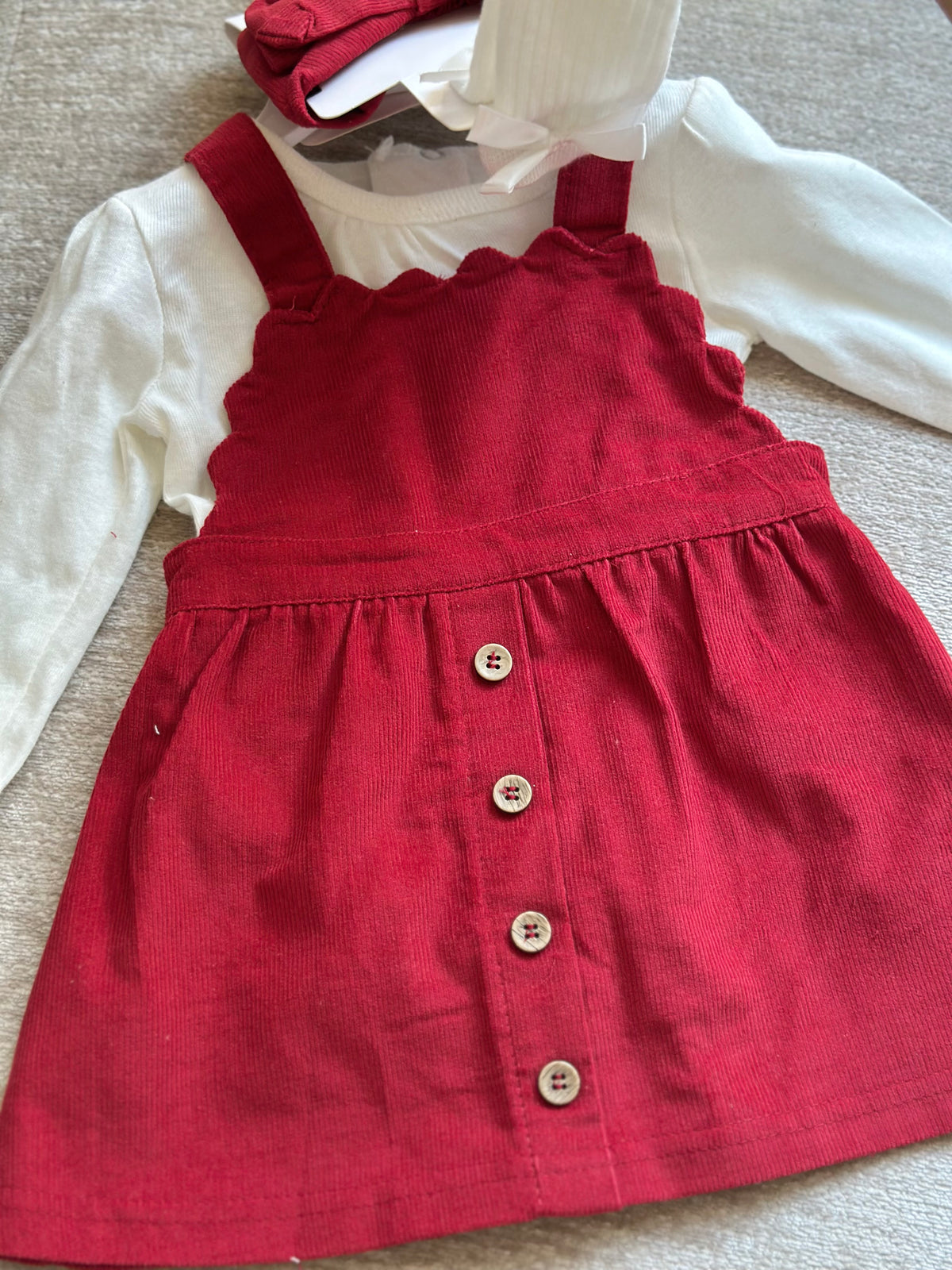 Red Dress Set