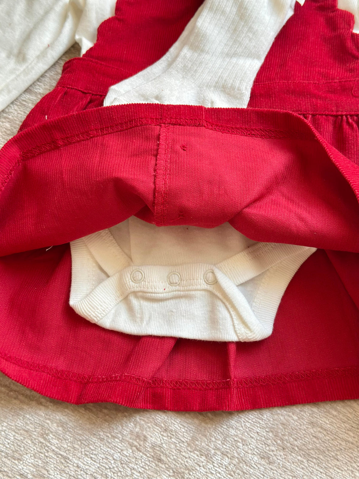 Red Dress Set