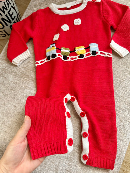 Christmas Knitted Jumpsuit