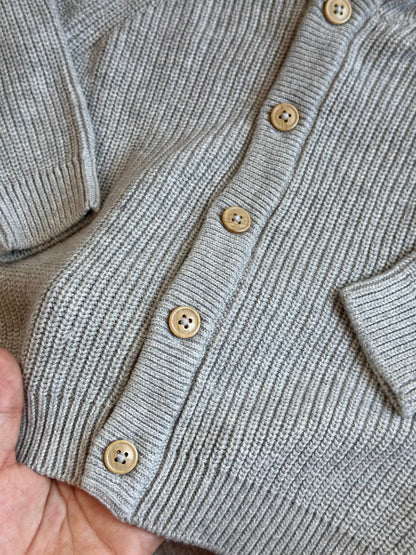 Cat & Jack Knitted Vest Jacket - Gray