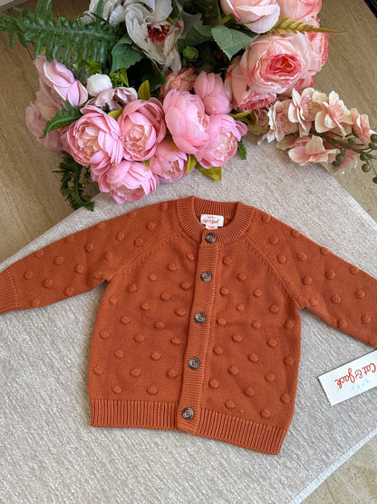 Cat & Jack Knitted Jacket - Rust