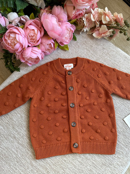 Cat & Jack Knitted Jacket - Rust