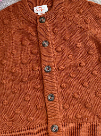 Cat & Jack Knitted Jacket - Rust