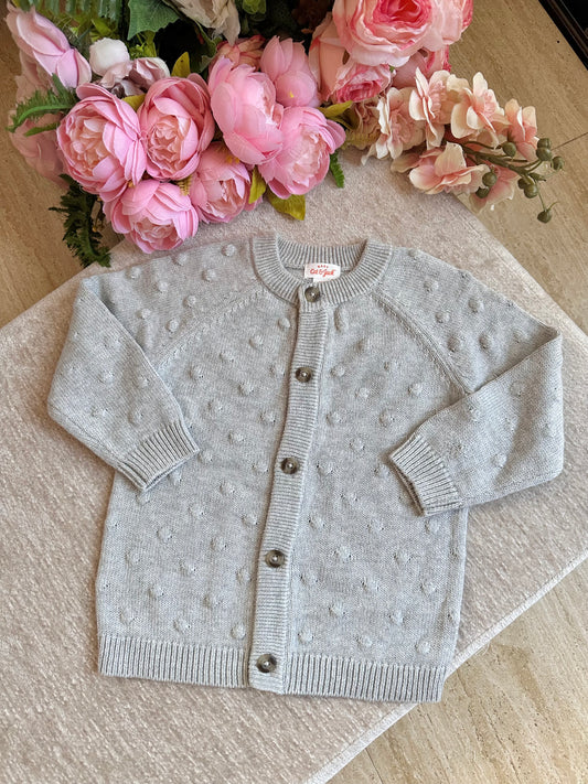 Cat & Jack Knitted Jacket - Light Gray