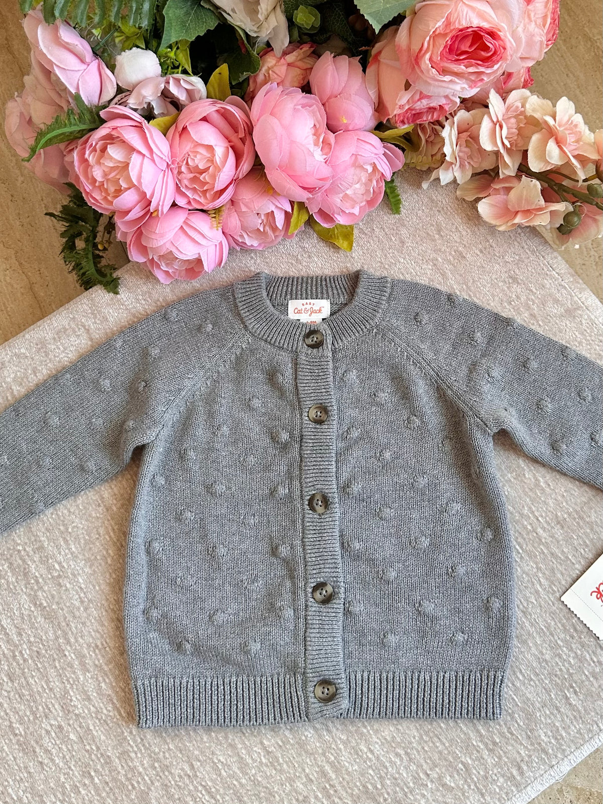 Cat & Jack Knitted Jacket - Dark Gray