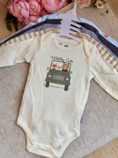 5pcs Long Sleeves Onesies Set - 6