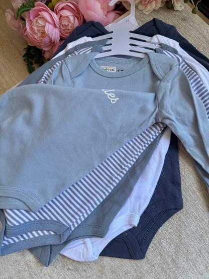 5pcs Long Sleeves Onesies Set - 7
