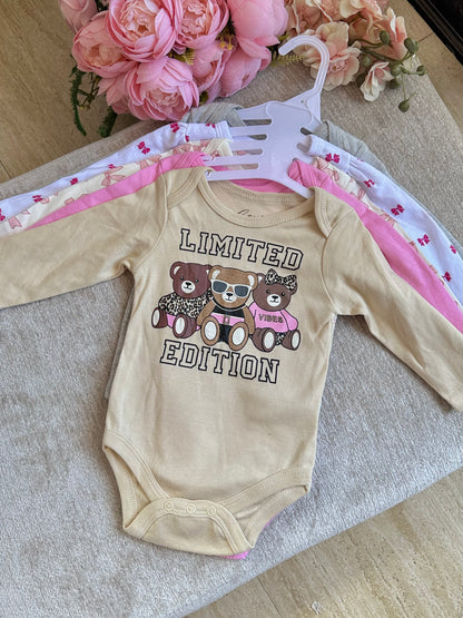 5pcs Long Sleeves Onesies Set - 1