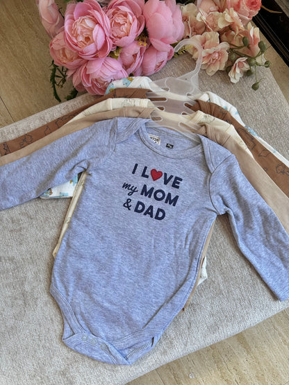 5pcs Long Sleeves Onesies Set - 9