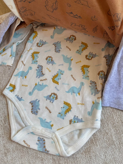 5pcs Long Sleeves Onesies Set - 9