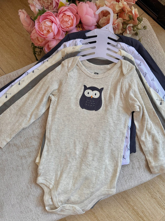 5pcs Long Sleeves Onesies Set - 10