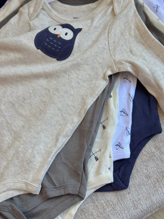 5pcs Long Sleeves Onesies Set - 10