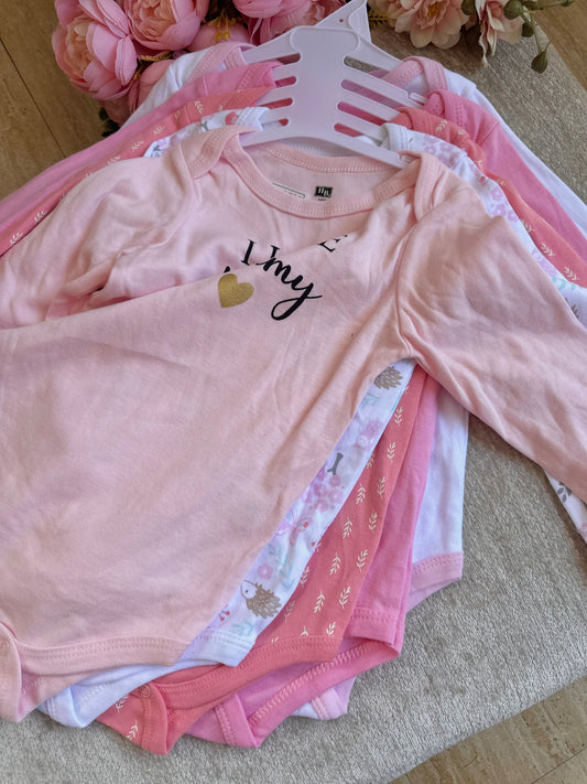 5pcs Long Sleeves Onesies Set - 3