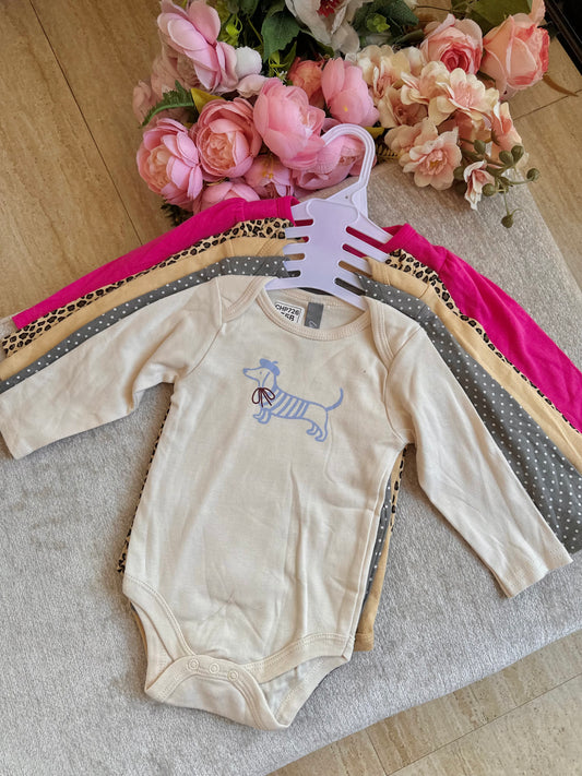 5pcs Long Sleeves Onesies Set - 4