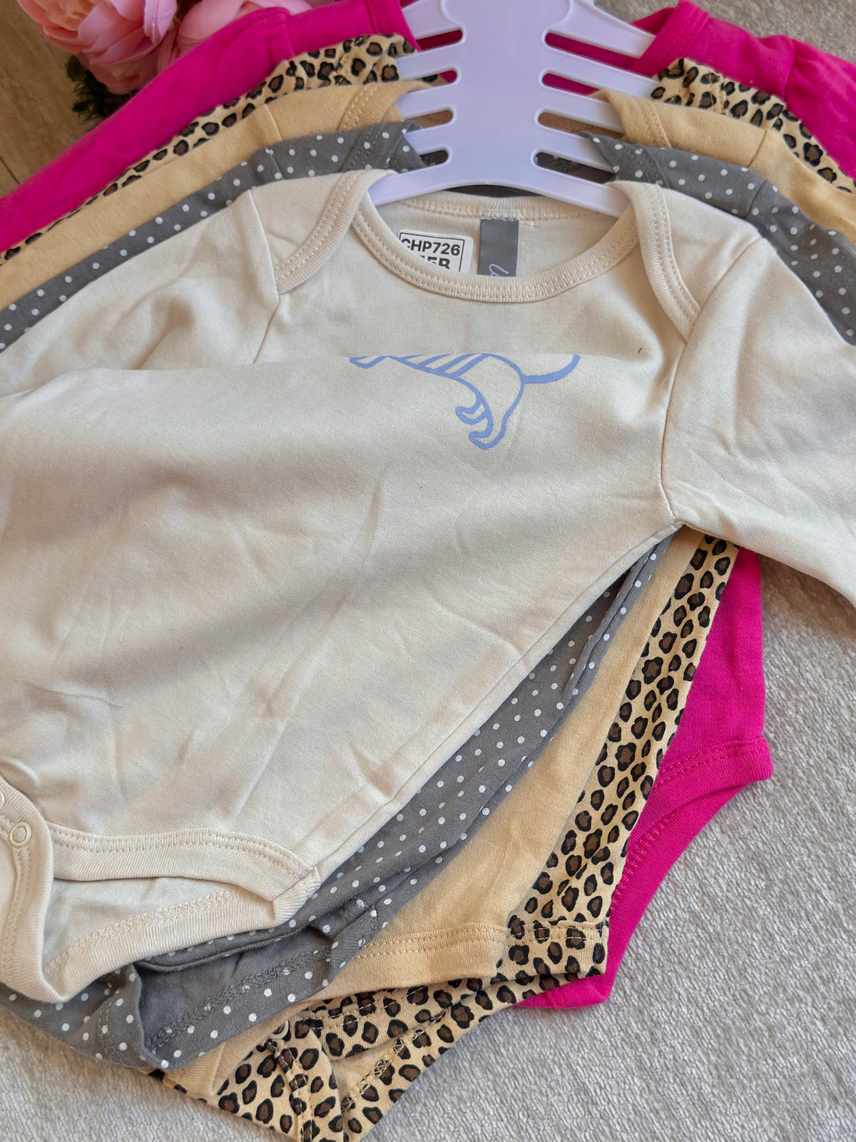 5pcs Long Sleeves Onesies Set - 4