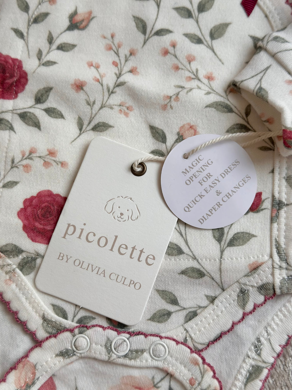 Picolette Onesie - Rose