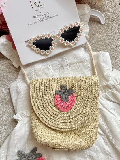 White Dress - Strawberry