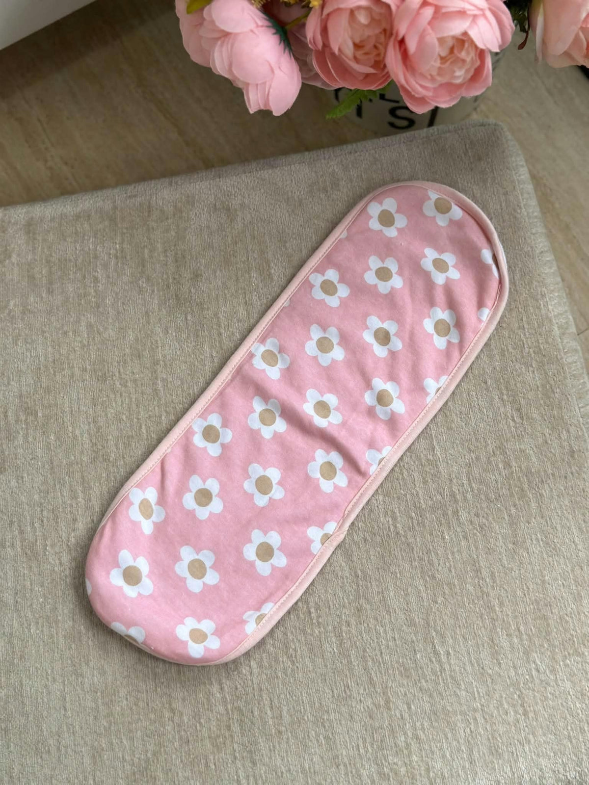 Burp Cloth "Pink Floral"