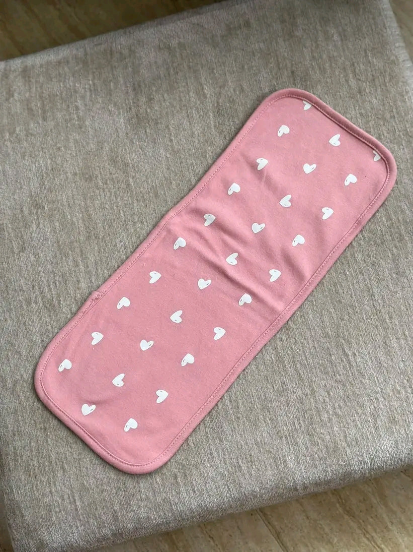 Burp Cloth "Heart"