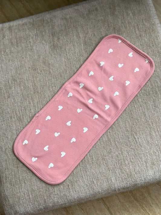 Burp Cloth "Heart"