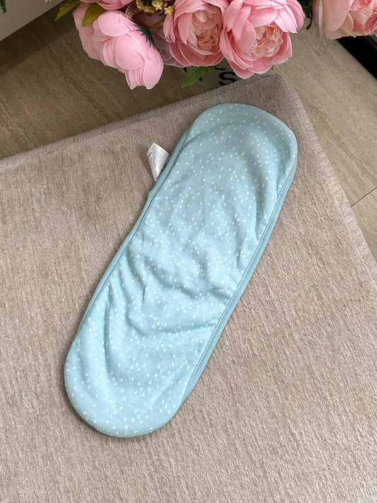 Burp Cloth "Cyan Dots"