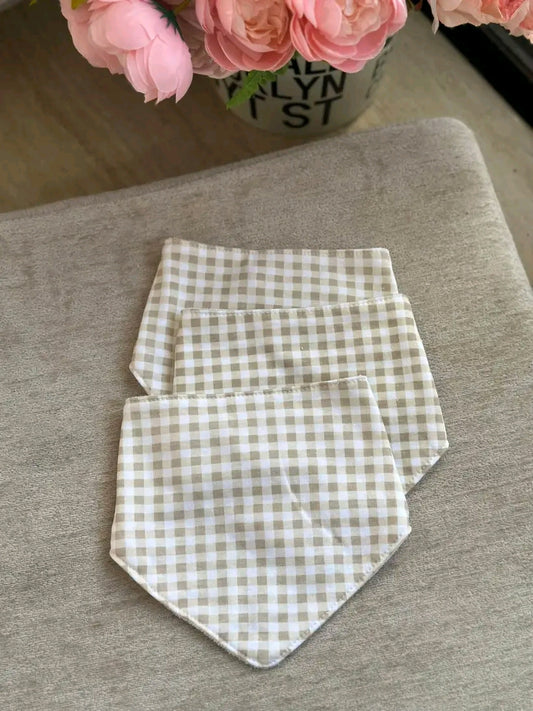 Triangular Bibs "Checkered"